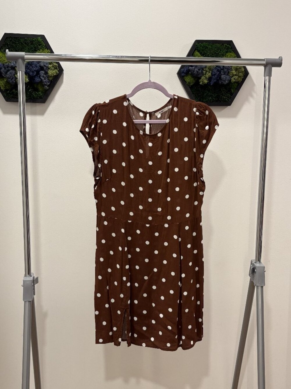 Brown Polka Dot Dress